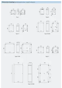 ابعاد باکس ضد انفجار BXJ8050